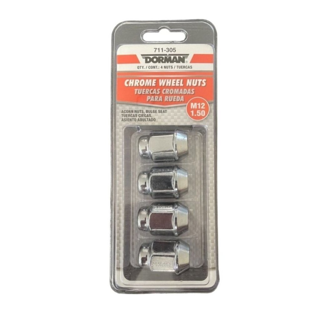 NWT Dorman Wheel Lug Nut-Nut - Carded‎ Dorman 711-305 - Chrome